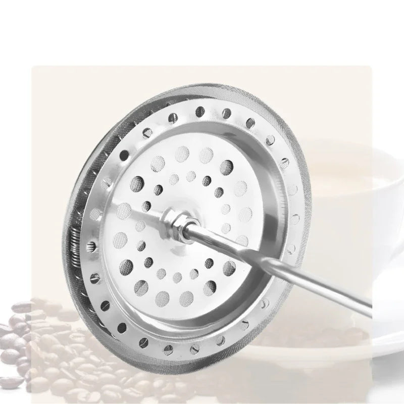 1Pcs French Press Coffee Maker Heat Resistant Borosilicate Glass Coffee Pot Percolator Coffee Brewer With Filtration Tea Maker