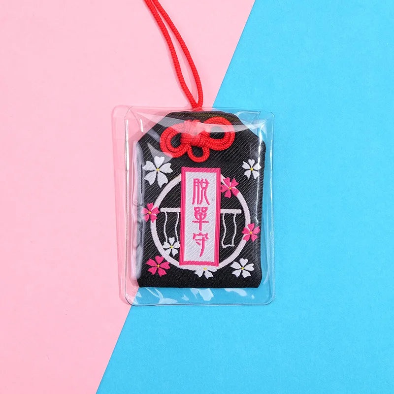 Japanese Prayer Omamori Pray Fortune Beauty Health Safety Lucky Charms Wealth Bag Guard Talisman Pendant Keychain Couple Gift
