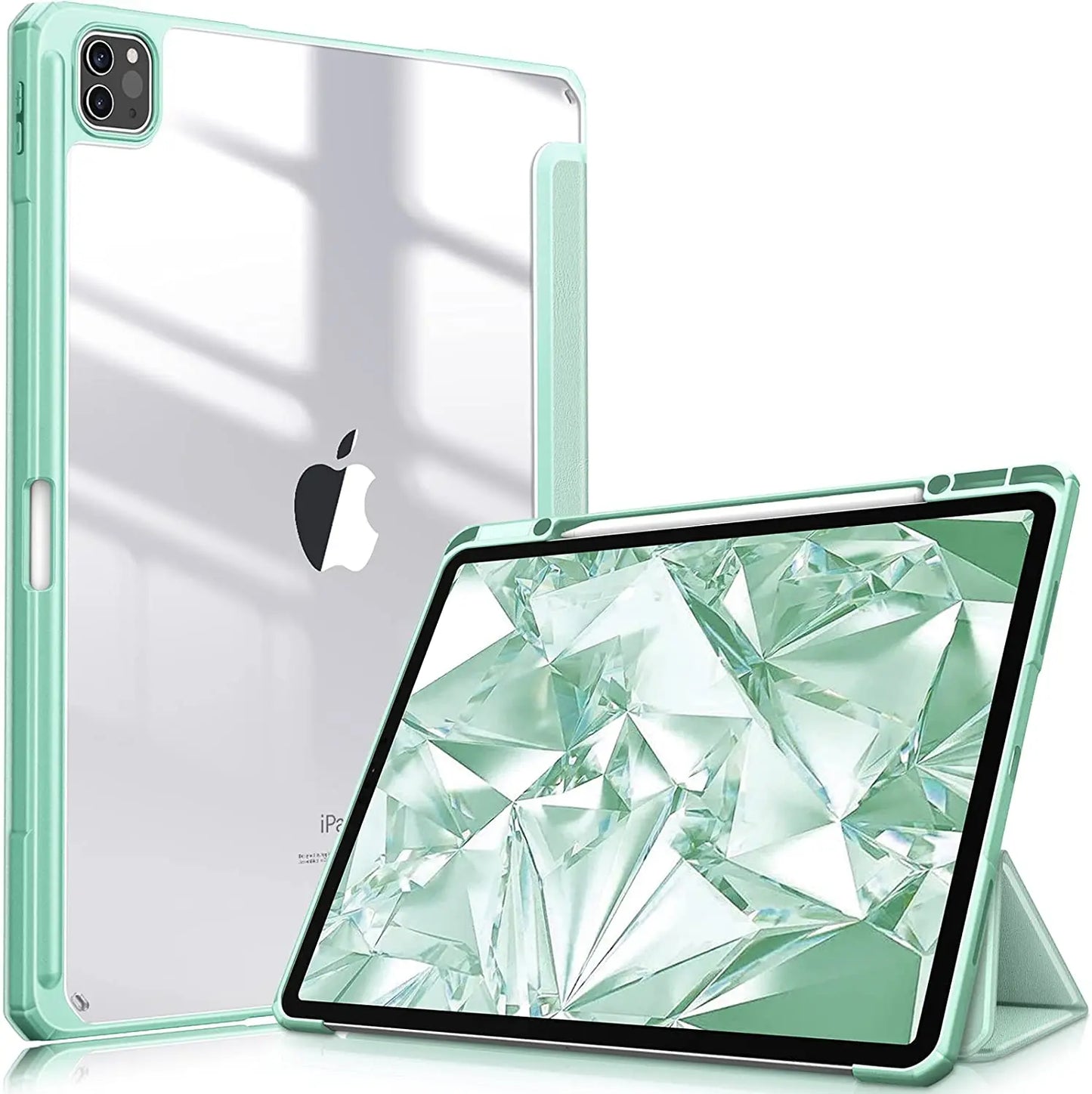 For iPad Case 10.2 9th 8th 7th 10 10th Generation Pro 11 13 2024 12.9 2022 Cover Pencil Holder Funda For iPad Air 5 4 10.9 Cases