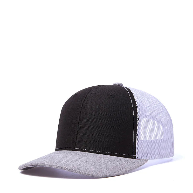 High Quality Mesh Baseball Cap Summer Outdoor Simple Classic Breathable Sunshade Net Hat Sport Fishing Climbing Driver Hat Male