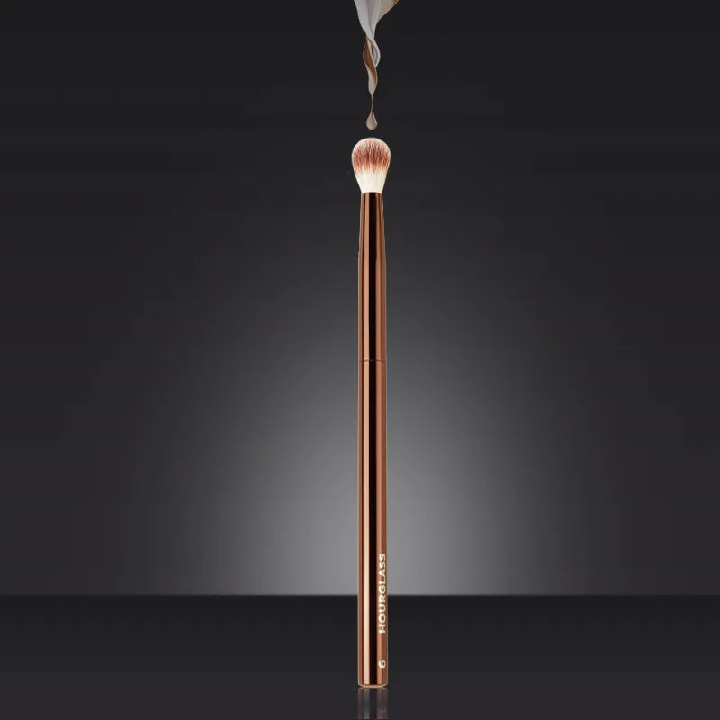 1pc HG Pro Foundation retra Makeup brushes Powder contour Blusher Make up brush metal handle Highlight Bronzer high end No box