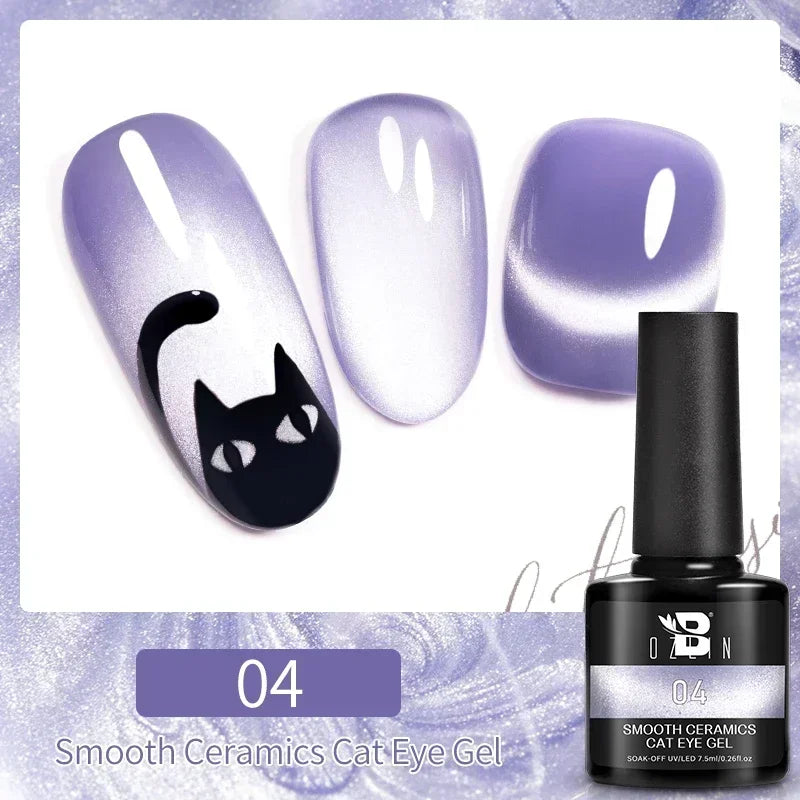 BOZLIN 15ml Clear Blooming Base Gel Polish UV LED Soak Off Nail Art Polish For Spreading Effect Marble Gel Paint Varnish Top