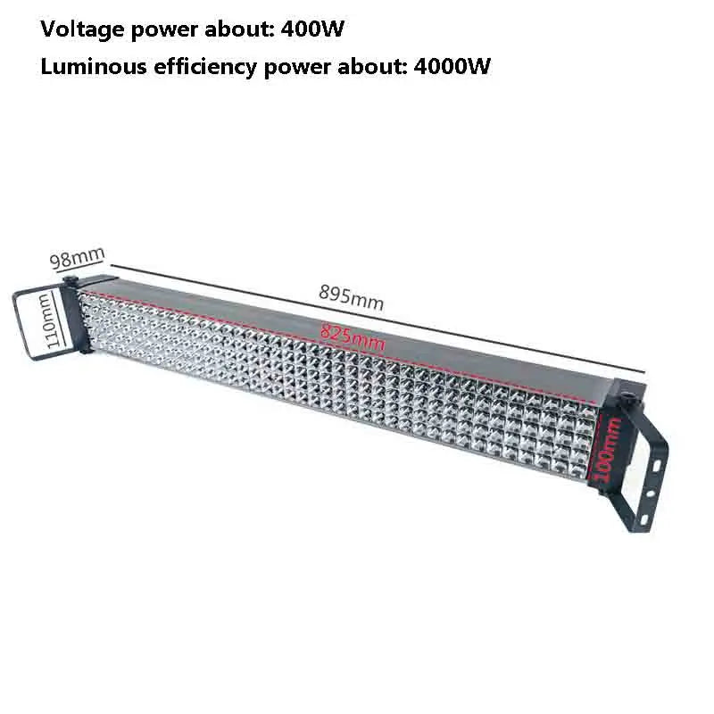 1000W 500W Quick Dry UV Ultraviolet Curing Lamp 365nm 395nm 405nm Glue Resin Green Oil Solder PCB board Coating LCD Screen Paint