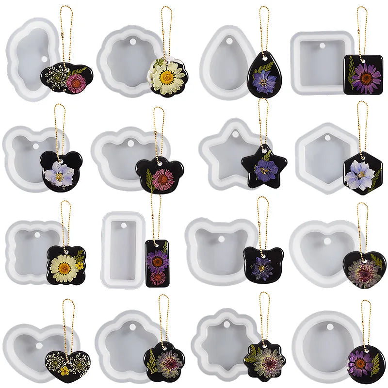 Dried Flowers Real Natural Plant Pressed Flower For Epoxy Resin Filling DIY Keychain Pendant Silicone Mold Jewelry Making Crafts