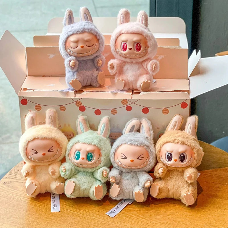 POPMART LABUBU Labubu THE MONSTERS Sitting Party Vinyl Plush Blind Box Ornament pendant gift