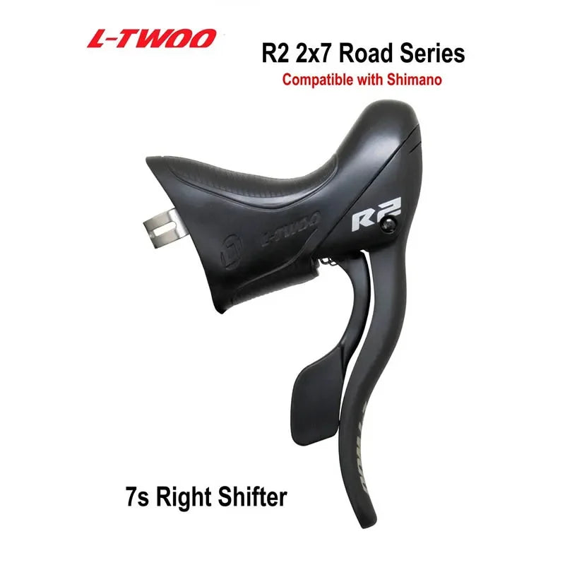 LTWOO R2 2x7 bicycle transmission SMN A070 2X7 front and rear transmission Road bike gear lever 2x7 speed brake gear lever