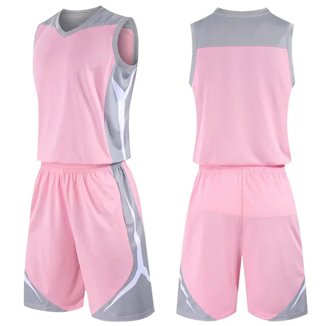 Sportswear Custom Men Women Basketball Jersey Set Club College Team Professional Basketball Training Uniforms Suit Plus Size