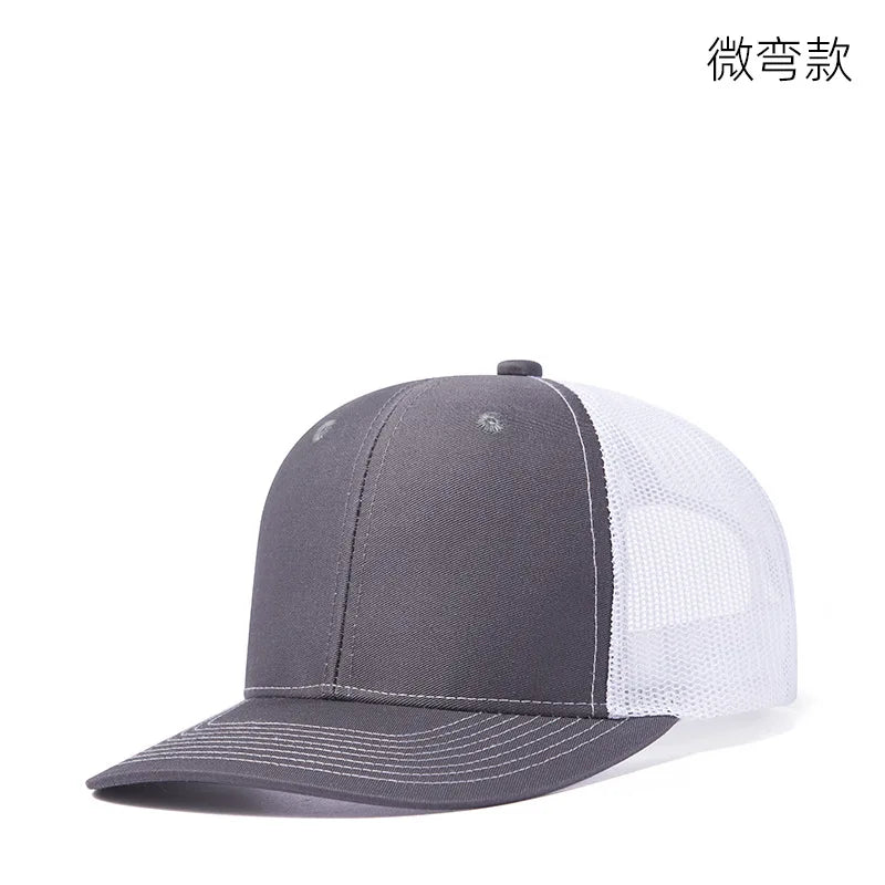High Quality Mesh Baseball Cap Summer Outdoor Simple Classic Breathable Sunshade Net Hat Sport Fishing Climbing Driver Hat Male