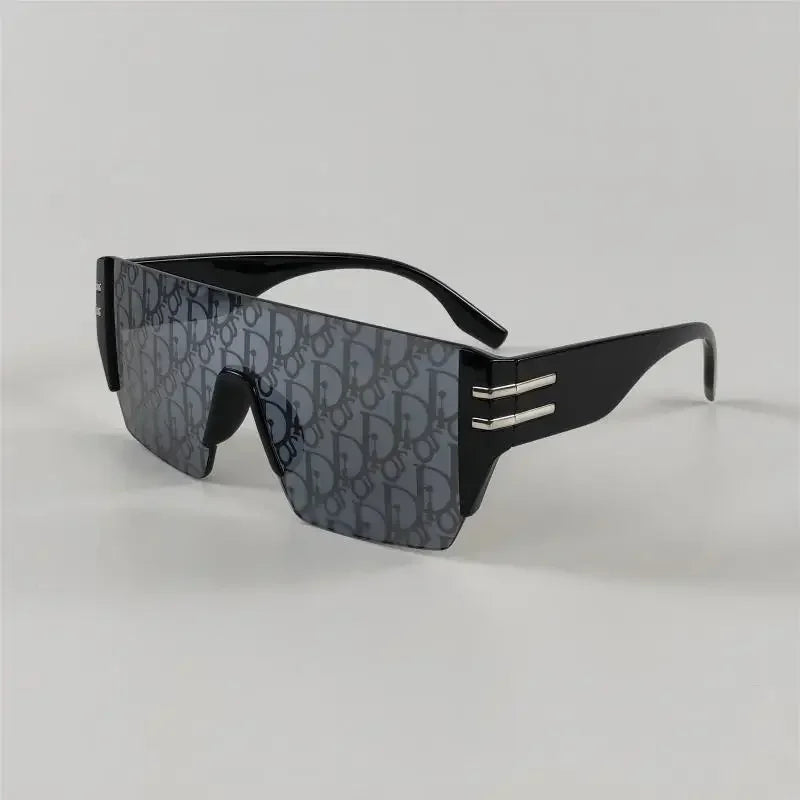 2024 New Rimless Oversized Sunglasses Women Men Luxury Brand High Quality Sun Glasses Ladies Unisex Eyewear UV400 Oculos De Sol