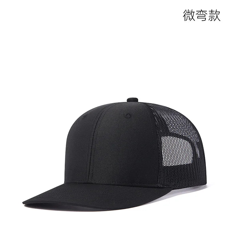 High Quality Mesh Baseball Cap Summer Outdoor Simple Classic Breathable Sunshade Net Hat Sport Fishing Climbing Driver Hat Male