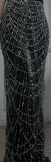 Serene Hill Customize Nude Mermaid Arabia Beaded Evening Dress Gown with Detachable Skirt for Formal Occasion 2025 BLA72243A