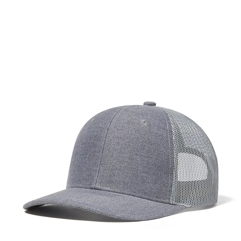 High Quality Mesh Baseball Cap Summer Outdoor Simple Classic Breathable Sunshade Net Hat Sport Fishing Climbing Driver Hat Male