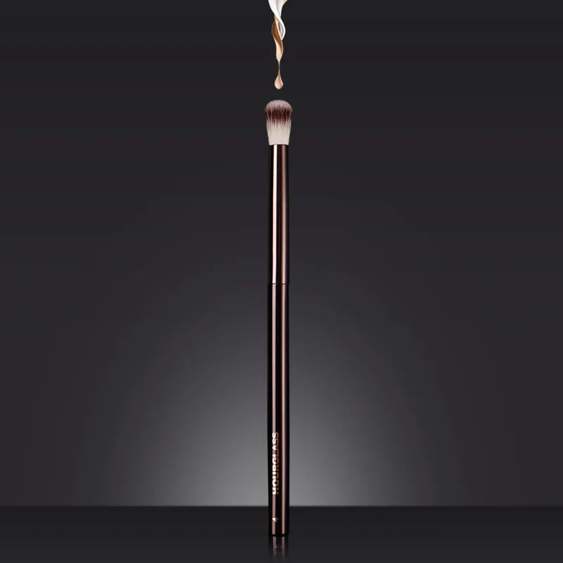 1pc HG Pro Foundation retra Makeup brushes Powder contour Blusher Make up brush metal handle Highlight Bronzer high end No box