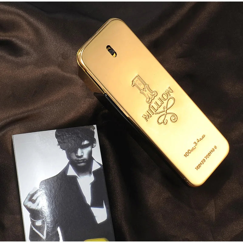 Hot Million Gold Perfume Soft Golden Millionaire Men's Seductive Leather Notes Best Valentine's Day Gift For Men And Women 100ml
