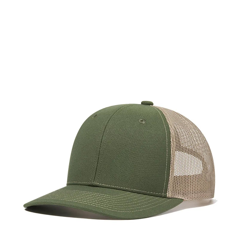 High Quality Mesh Baseball Cap Summer Outdoor Simple Classic Breathable Sunshade Net Hat Sport Fishing Climbing Driver Hat Male