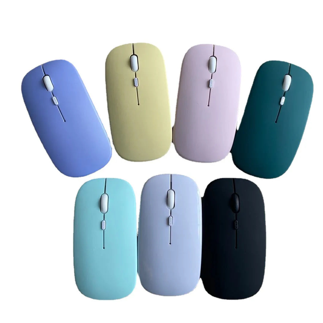Mute Bluetooth Mouse For iPad Samsung Huawei Android Windows Tablet ultrathin green blue pink gaming Wireless Mouse Computer pc