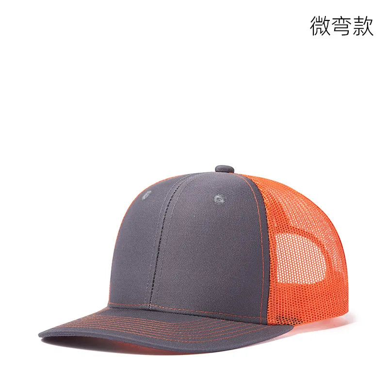 High Quality Mesh Baseball Cap Summer Outdoor Simple Classic Breathable Sunshade Net Hat Sport Fishing Climbing Driver Hat Male