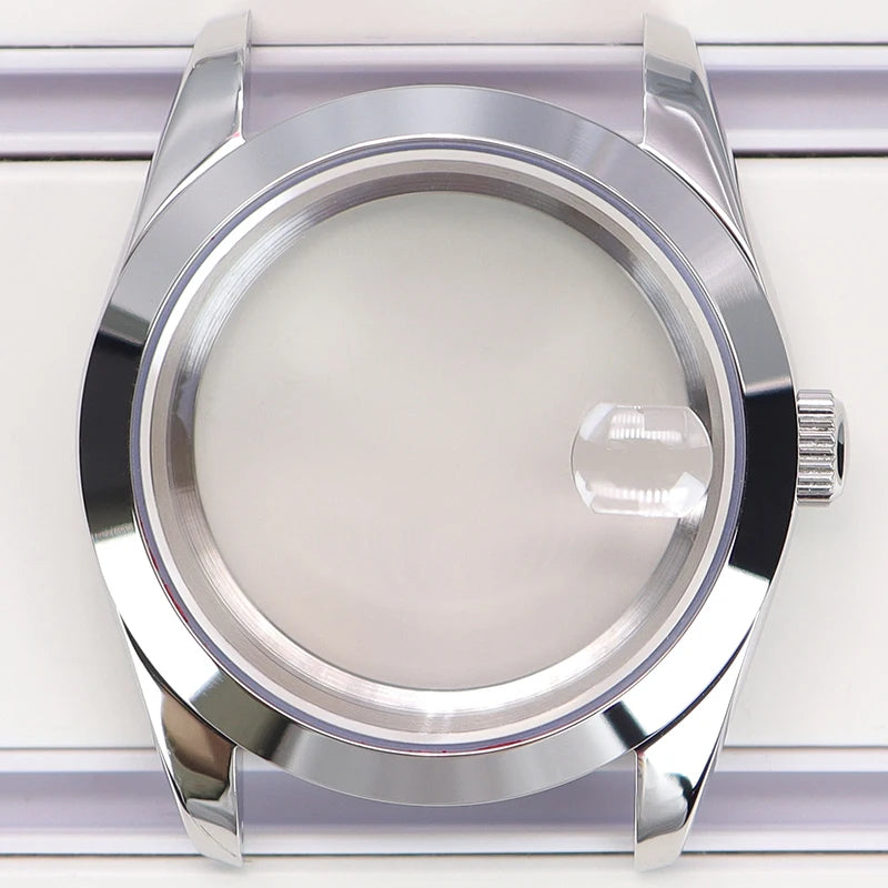 36mm/40mm Luxury Men's Watch Case 316L Stainless Steel For Seiko NH35 NH34 NH36 NH38 Miyota 8215 Movement 28.5mm Dial Air‑King