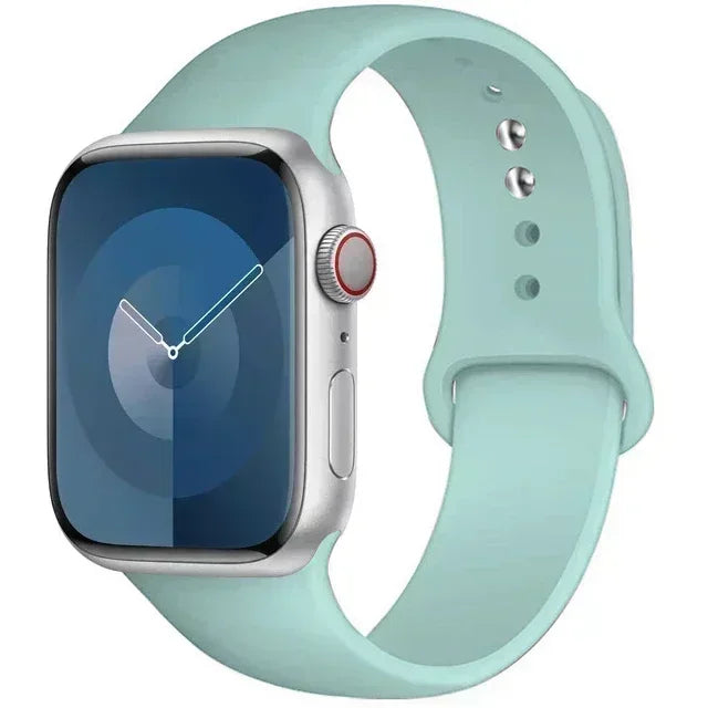 Silicone Band For Apple Watch strap 44mm 45mm 40mm 41mm 42-38mm 45 mm sport bracelet iwatch series 8 7 6 5 4 3 SE 9 Ultra 2 49mm