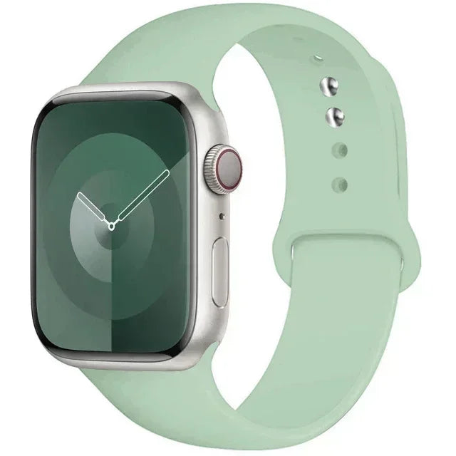 Silicone Band For Apple Watch strap 44mm 45mm 40mm 41mm 42-38mm 45 mm sport bracelet iwatch series 8 7 6 5 4 3 SE 9 Ultra 2 49mm
