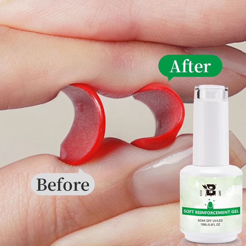 BOZLIN 15ml Clear Blooming Base Gel Polish UV LED Soak Off Nail Art Polish For Spreading Effect Marble Gel Paint Varnish Top