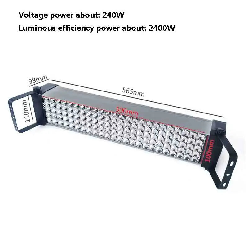 1000W 500W Quick Dry UV Ultraviolet Curing Lamp 365nm 395nm 405nm Glue Resin Green Oil Solder PCB board Coating LCD Screen Paint