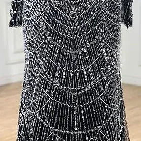 Serene Hill Customize Nude Mermaid Arabia Beaded Evening Dress Gown with Detachable Skirt for Formal Occasion 2025 BLA72243A