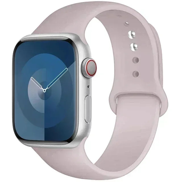 Silicone Band For Apple Watch strap 44mm 45mm 40mm 41mm 42-38mm 45 mm sport bracelet iwatch series 8 7 6 5 4 3 SE 9 Ultra 2 49mm