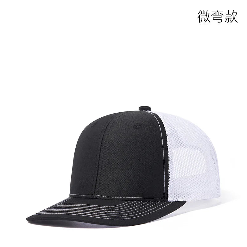 High Quality Mesh Baseball Cap Summer Outdoor Simple Classic Breathable Sunshade Net Hat Sport Fishing Climbing Driver Hat Male