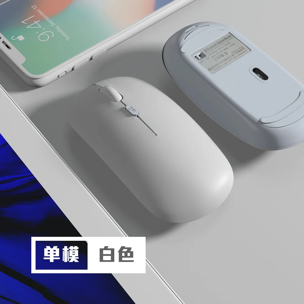 Mute Bluetooth Mouse For iPad Samsung Huawei Android Windows Tablet ultrathin green blue pink gaming Wireless Mouse Computer pc