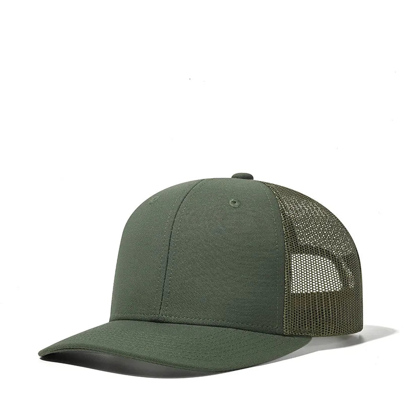 High Quality Mesh Baseball Cap Summer Outdoor Simple Classic Breathable Sunshade Net Hat Sport Fishing Climbing Driver Hat Male