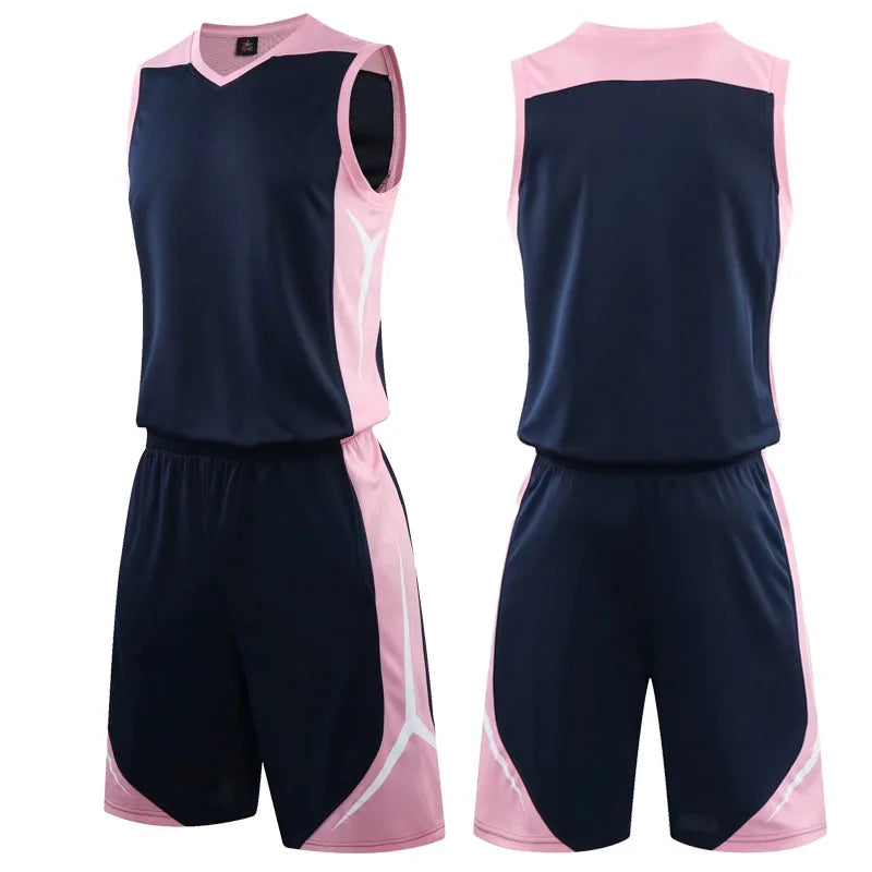 Sportswear Custom Men Women Basketball Jersey Set Club College Team Professional Basketball Training Uniforms Suit Plus Size