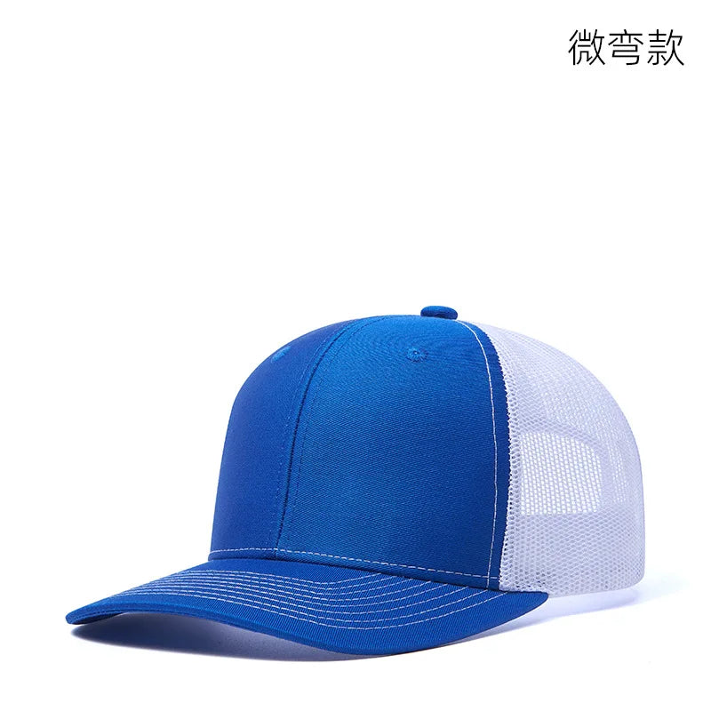 High Quality Mesh Baseball Cap Summer Outdoor Simple Classic Breathable Sunshade Net Hat Sport Fishing Climbing Driver Hat Male
