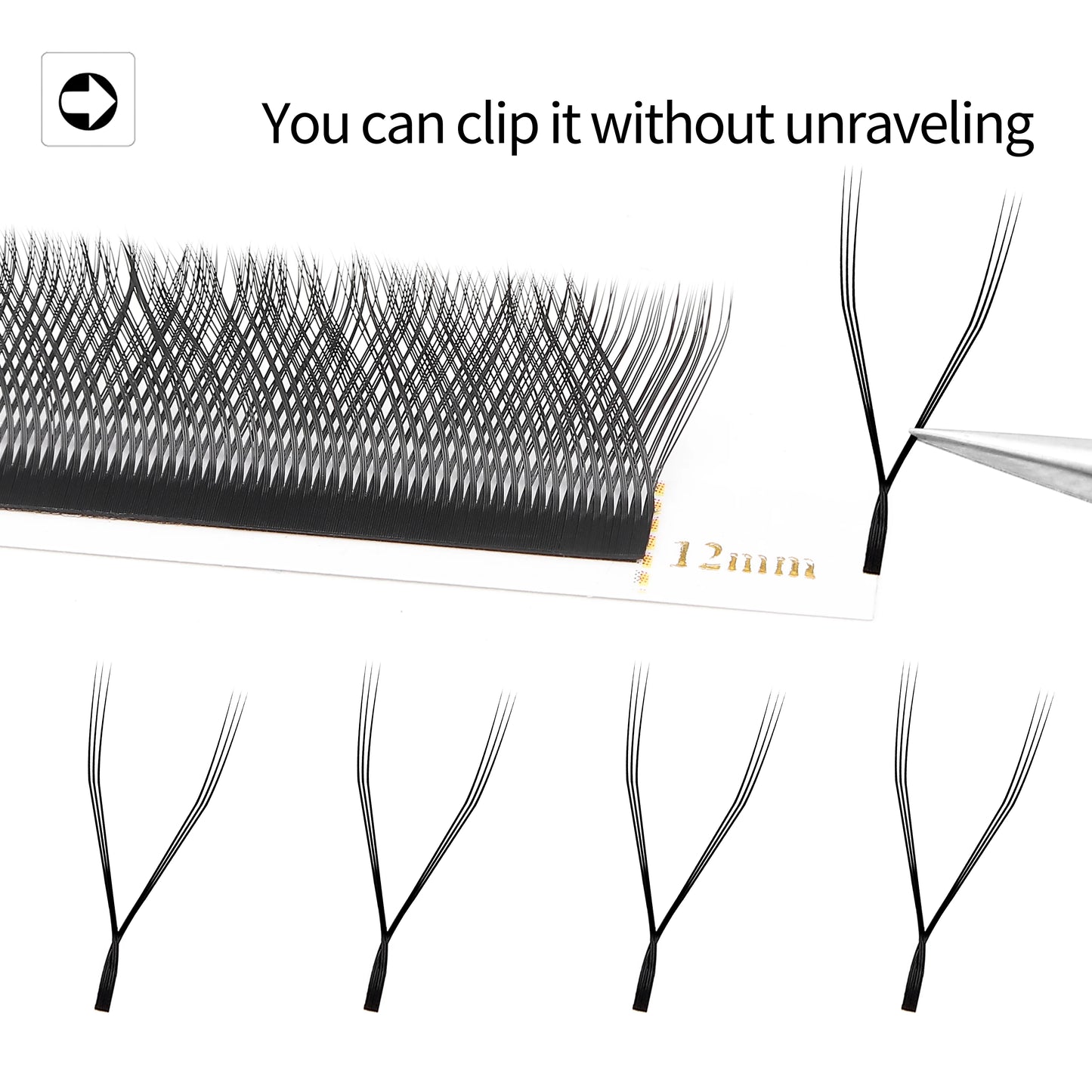 XIUSUZAKI W Shaped Bloom 2D 3D 4D 5D 6D 7D 8D Automatic Flowering Premade Fans Eyelashes Extensions Natural yy Individual Lashes