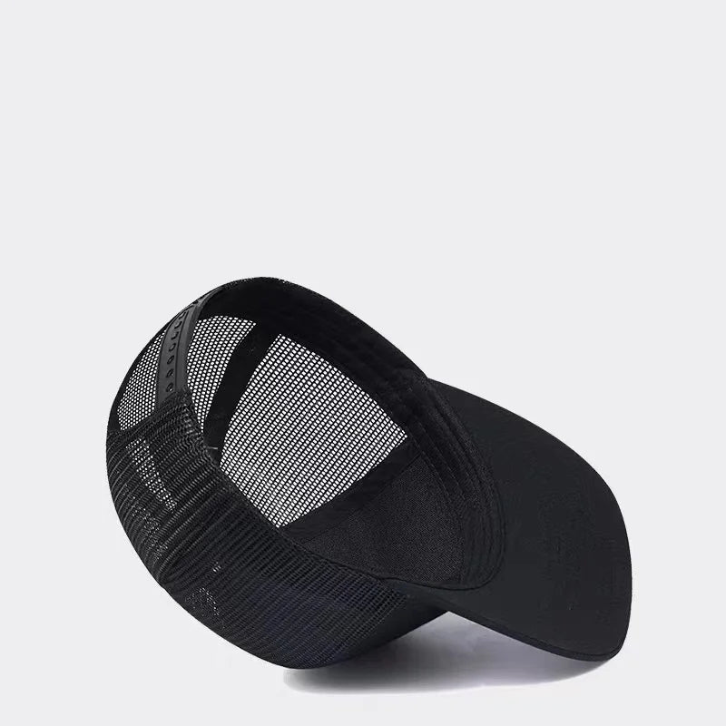 High Quality Mesh Baseball Cap Summer Outdoor Simple Classic Breathable Sunshade Net Hat Sport Fishing Climbing Driver Hat Male