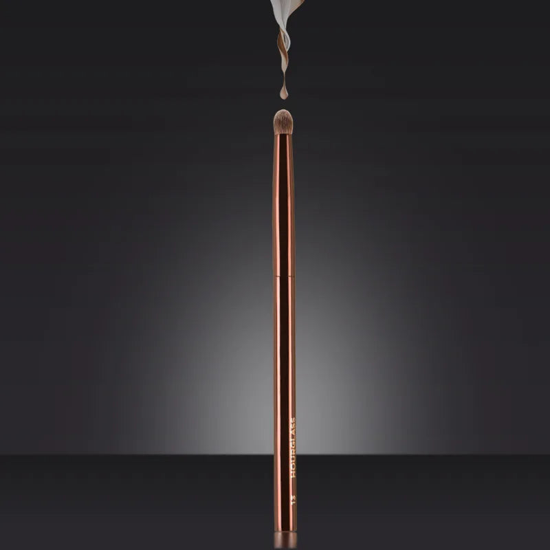 1pc HG Pro Foundation retra Makeup brushes Powder contour Blusher Make up brush metal handle Highlight Bronzer high end No box