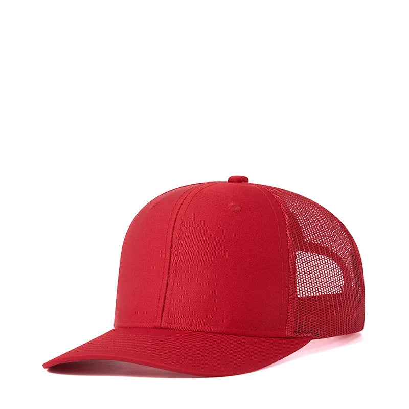 High Quality Mesh Baseball Cap Summer Outdoor Simple Classic Breathable Sunshade Net Hat Sport Fishing Climbing Driver Hat Male