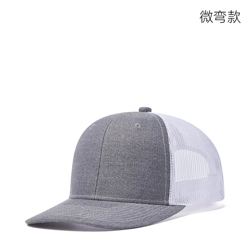 High Quality Mesh Baseball Cap Summer Outdoor Simple Classic Breathable Sunshade Net Hat Sport Fishing Climbing Driver Hat Male