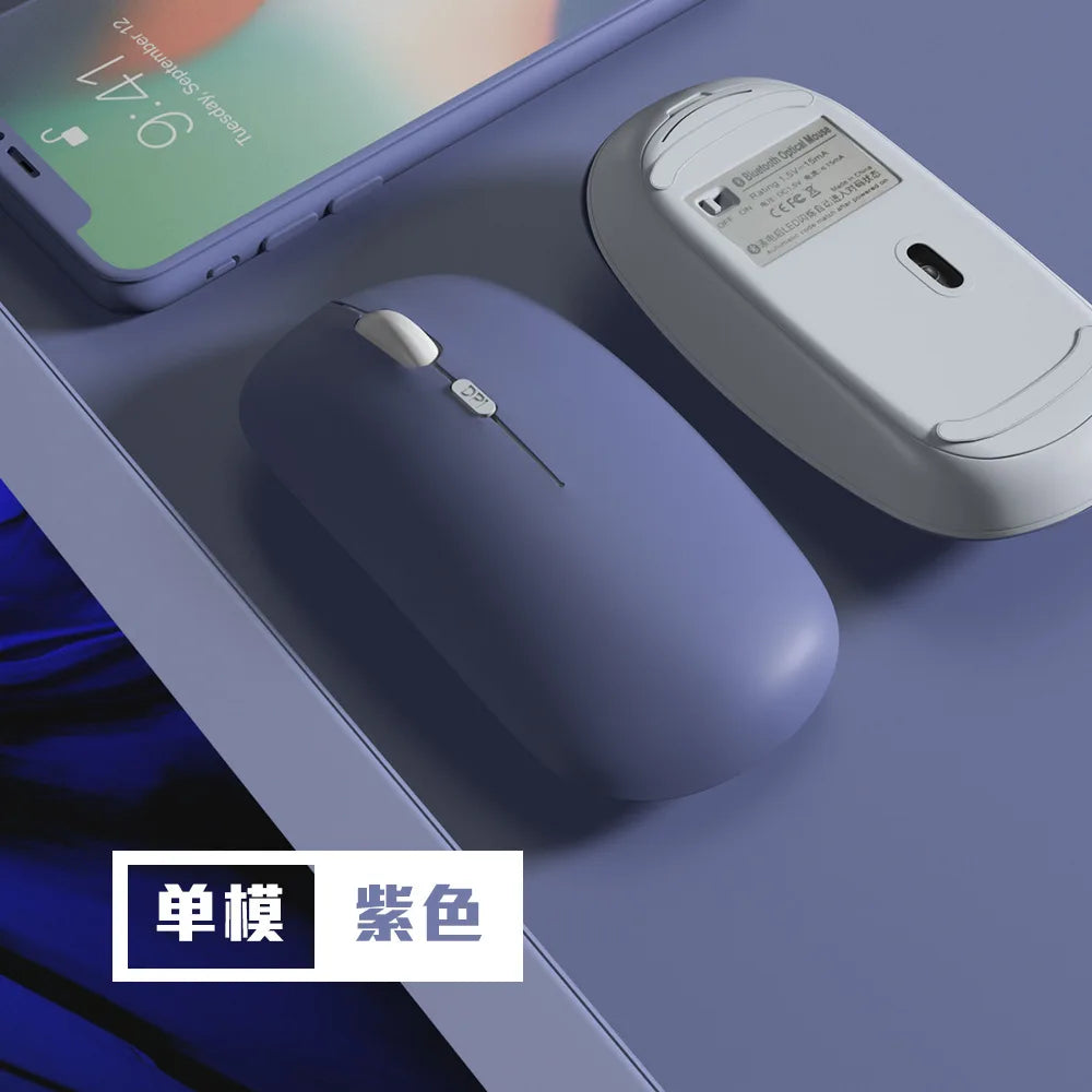 Mute Bluetooth Mouse For iPad Samsung Huawei Android Windows Tablet ultrathin green blue pink gaming Wireless Mouse Computer pc