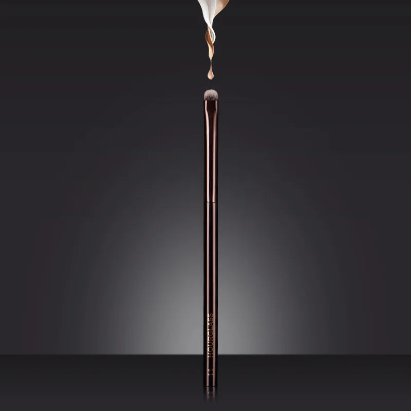 1pc HG Pro Foundation retra Makeup brushes Powder contour Blusher Make up brush metal handle Highlight Bronzer high end No box