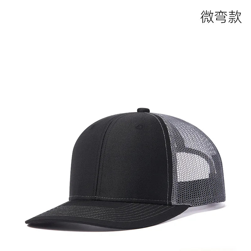 High Quality Mesh Baseball Cap Summer Outdoor Simple Classic Breathable Sunshade Net Hat Sport Fishing Climbing Driver Hat Male