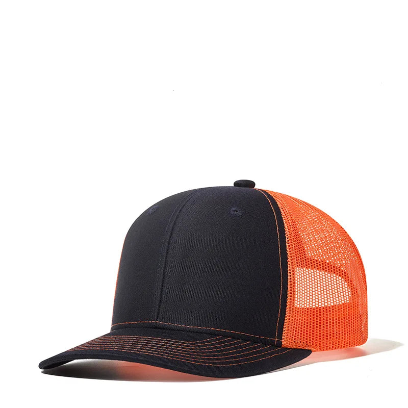 High Quality Mesh Baseball Cap Summer Outdoor Simple Classic Breathable Sunshade Net Hat Sport Fishing Climbing Driver Hat Male