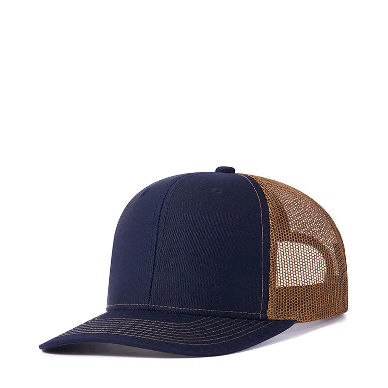 High Quality Mesh Baseball Cap Summer Outdoor Simple Classic Breathable Sunshade Net Hat Sport Fishing Climbing Driver Hat Male