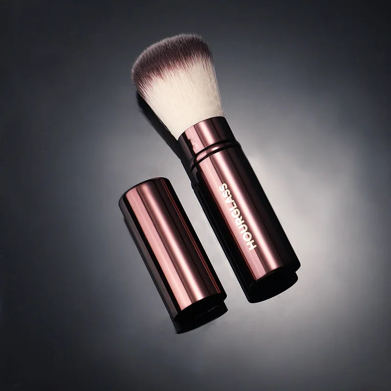 1pc HG Pro Foundation retra Makeup brushes Powder contour Blusher Make up brush metal handle Highlight Bronzer high end No box