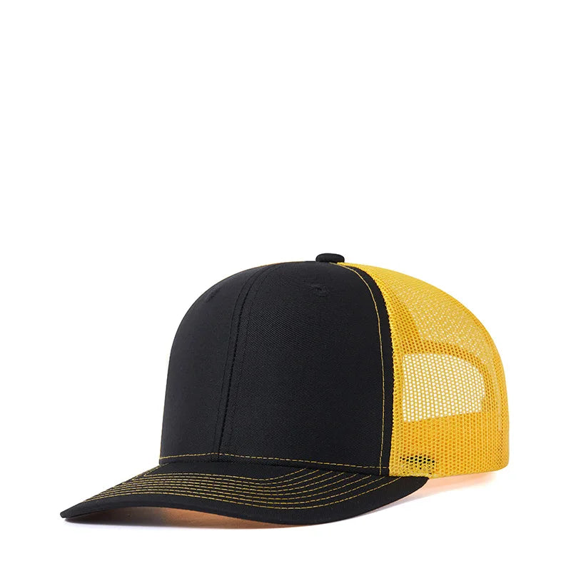 High Quality Mesh Baseball Cap Summer Outdoor Simple Classic Breathable Sunshade Net Hat Sport Fishing Climbing Driver Hat Male