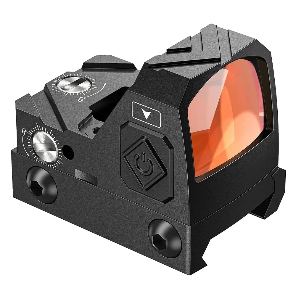 RMR Red Dot Sight Motion Awake 2 MOA Red Dot Scope Hunting Riflescope Optical Sight with Adapter Plate for MOS and 21mm Rail