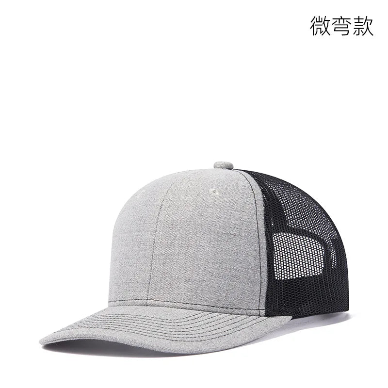 High Quality Mesh Baseball Cap Summer Outdoor Simple Classic Breathable Sunshade Net Hat Sport Fishing Climbing Driver Hat Male
