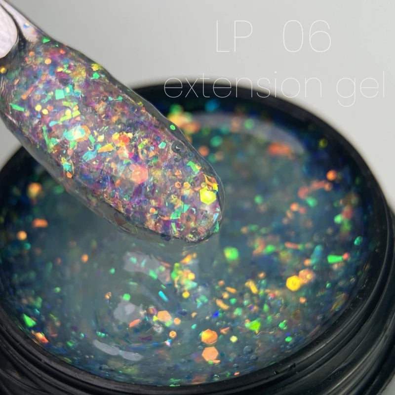 MSHARE 10g Sequin Glitter Builder Extension Nail Gel Polish Shiny UV LED Nails Glue For Nail Art