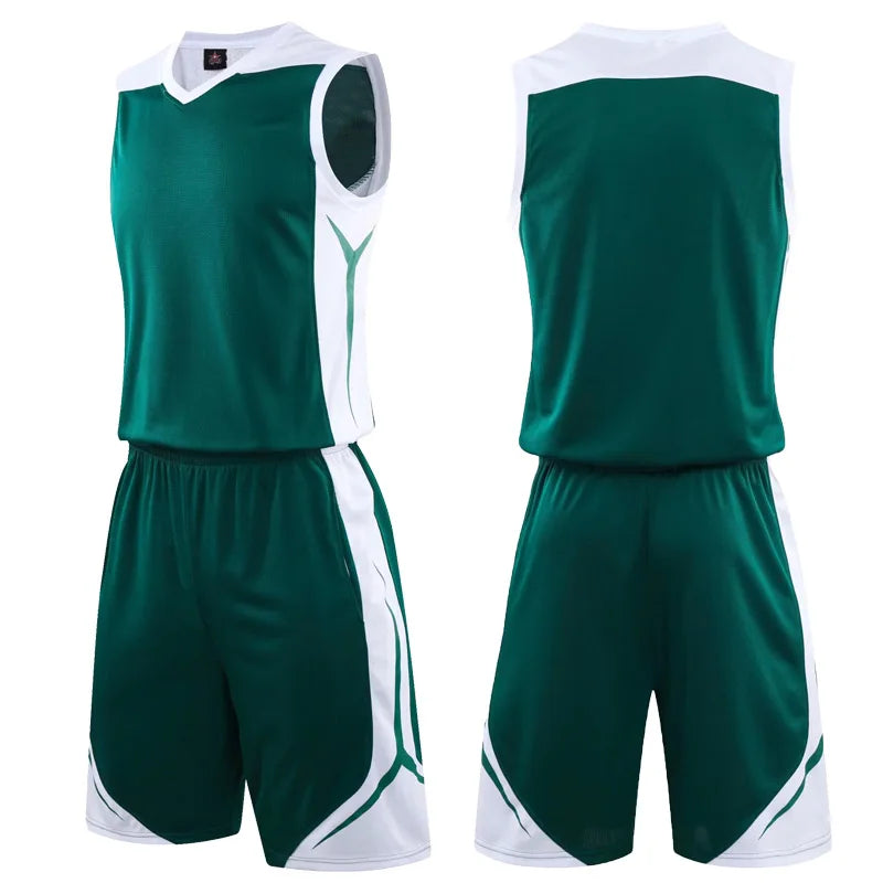Sportswear Custom Men Women Basketball Jersey Set Club College Team Professional Basketball Training Uniforms Suit Plus Size