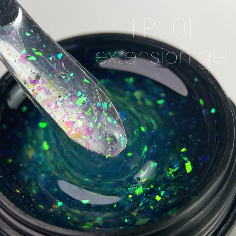 MSHARE 10g Sequin Glitter Builder Extension Nail Gel Polish Shiny UV LED Nails Glue For Nail Art